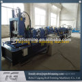 Gearbox Driven C Z Purlin Roll Forming Machine Use Hydraulic Pre Punching 3mm Thickness